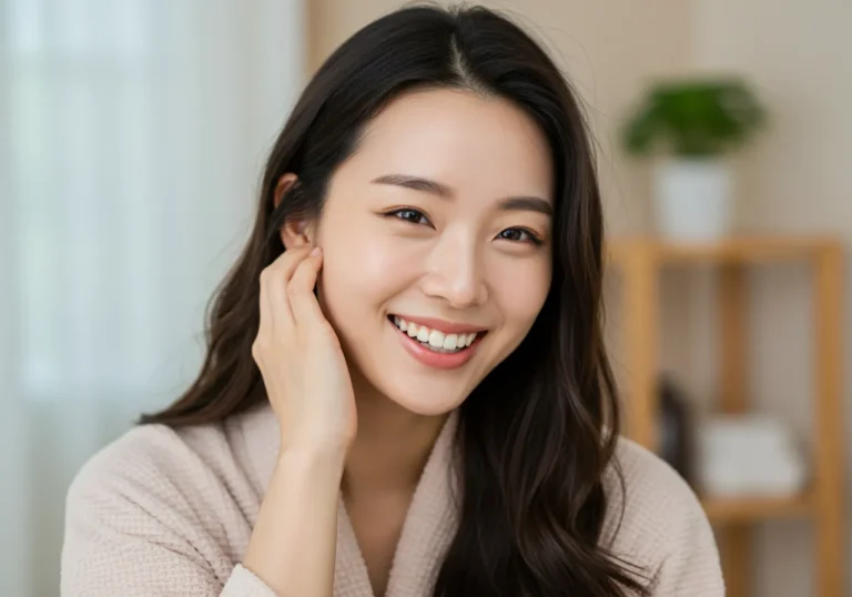 유성구 홈타이 모찌바디 이용 후 연구 스트레스가 완전히 해소된 20대 한국 여성 대학원생의 개운하고 집중력 향상된 표정