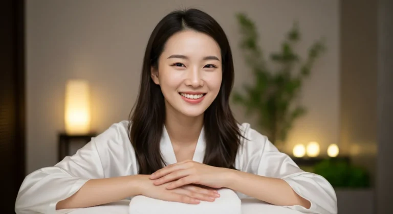 청라동 타이마사지 모찌바디 이용 완료한 다국적기업 외국인 임원이 국제수준 서비스 품질에 감동한 만족스러운 표정