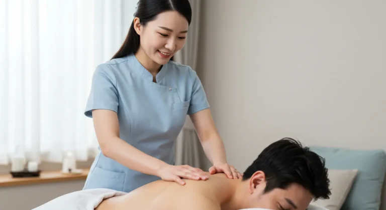 청라동 홈타이 모찌바디 국제도시 전담 관리사가 글로벌 기준으로 외국인 고객에게 최상급 국제표준 마사지 시술