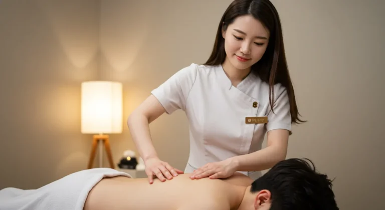 청호동 홈타이 모찌바디 전문 한국 관리사 케어 시술