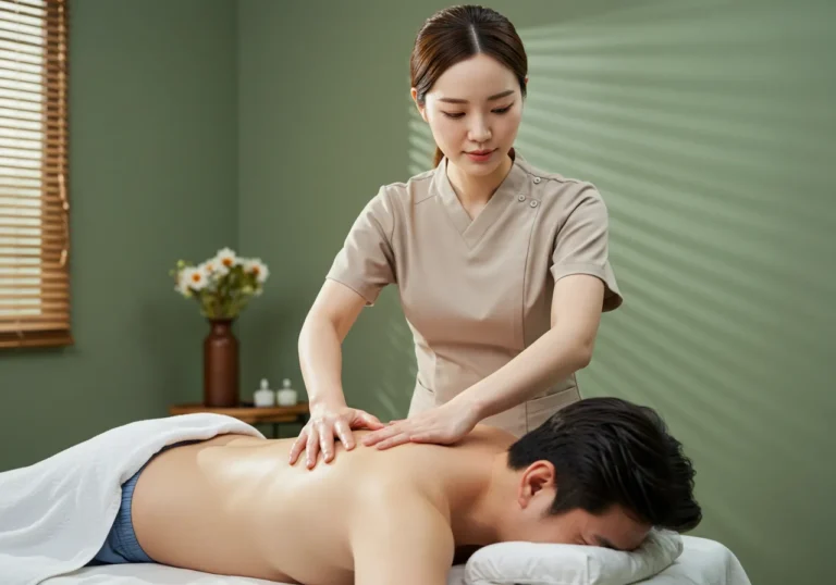 탕정 출장안마 모찌바디 첨단 기술 도입 한국인 관리사가 IT 종사자의 디지털 피로 증후군 해소를 위한 최신 테라피 기법을 제공하는 혁신적 장면