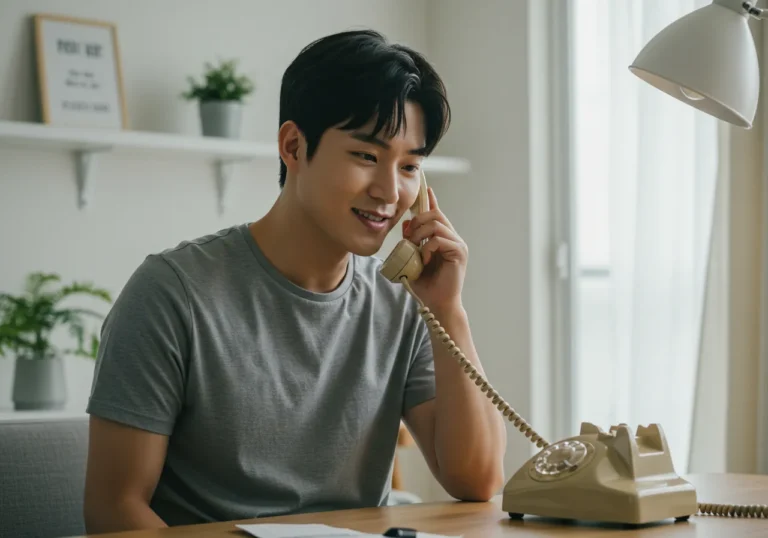 화곡동 여성전용출장마사지 예약받는 한국남자 동네형이 수첩에 손글씨로 예약메모하는 정겨운 모습